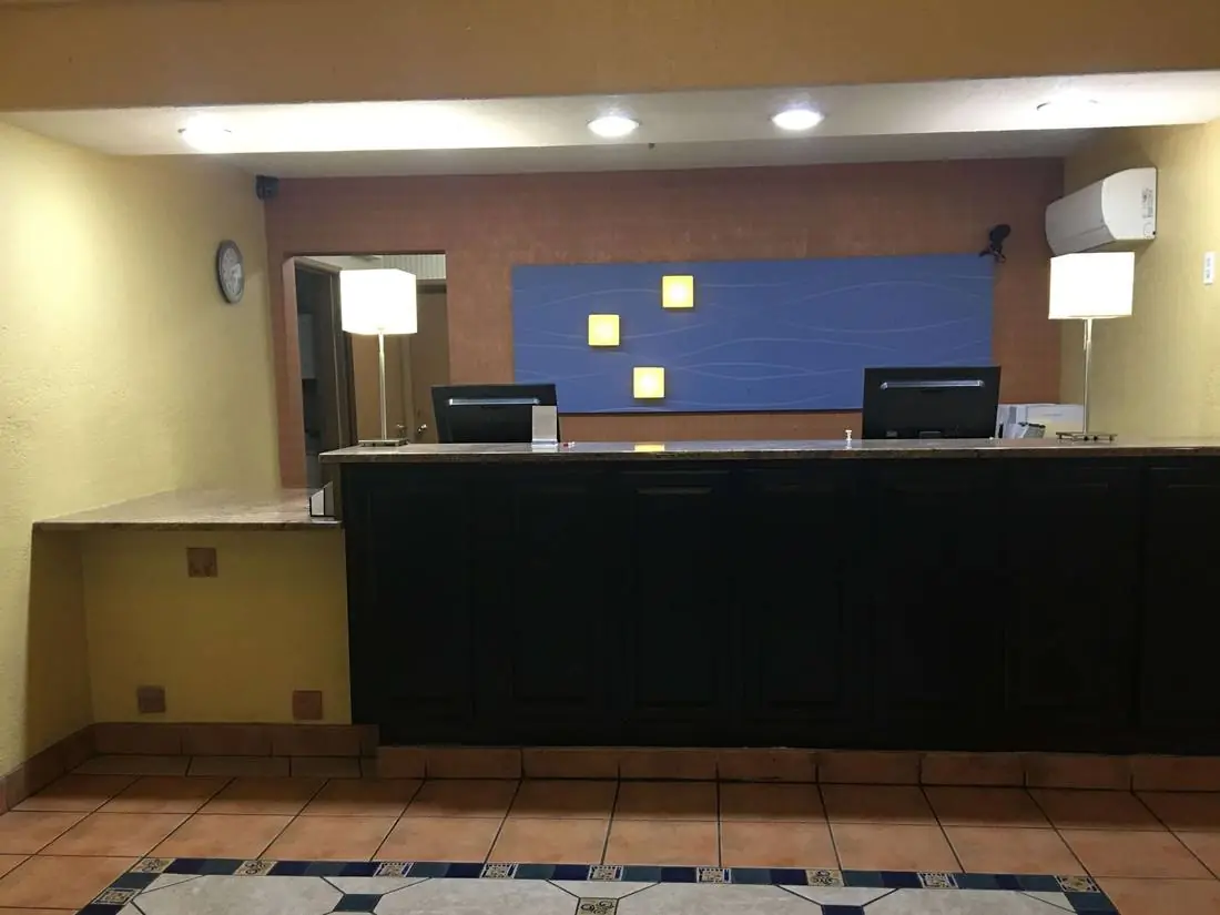 Front desk and lobby